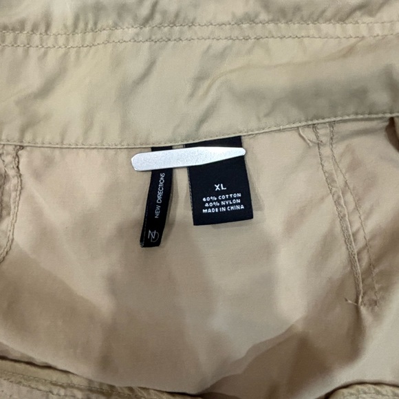 New Directions Khaki lightweight jacket. Size XL - Picture 10 of 16